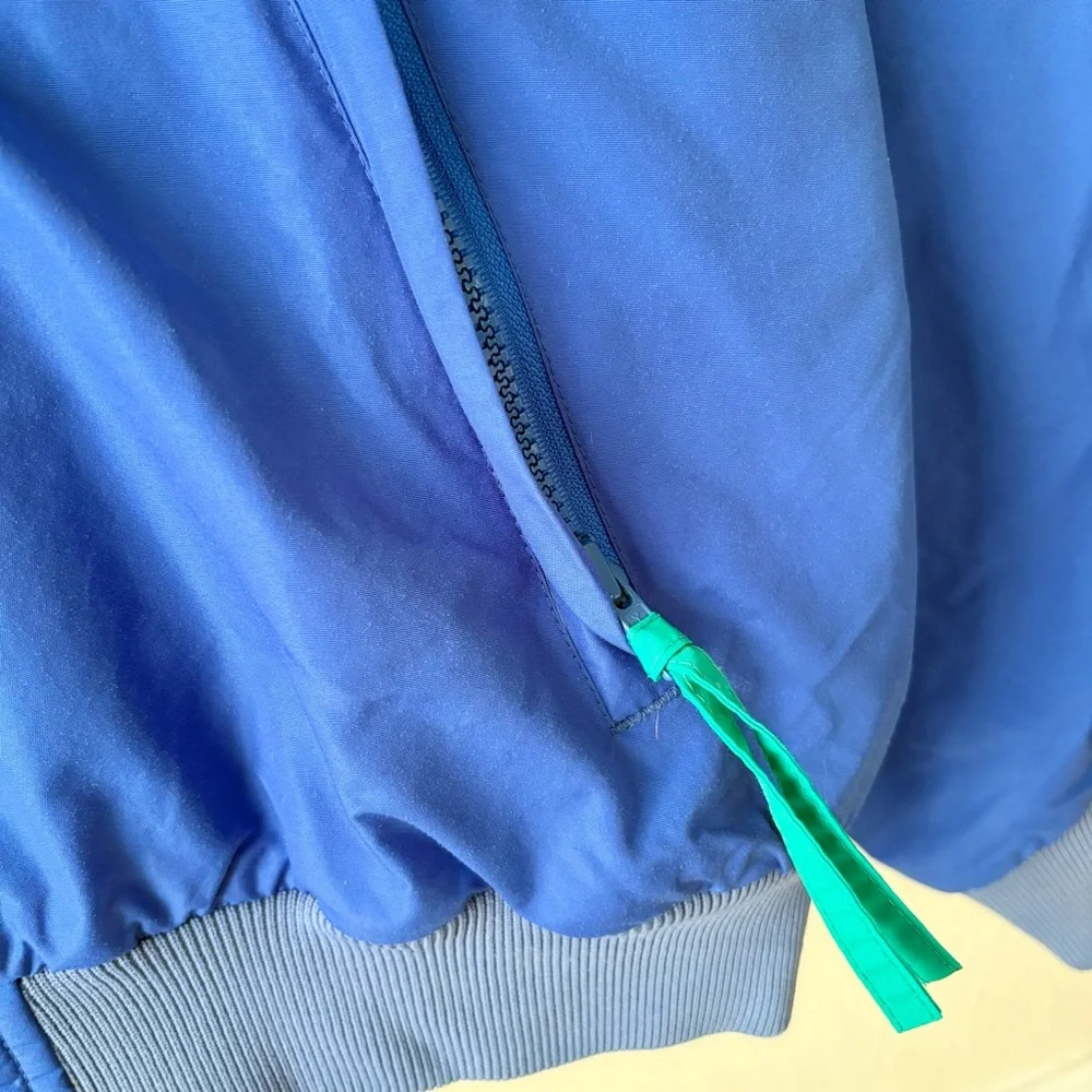 Vintage Columbia Blue Fleece Lined Ski Jacket 80s 90s